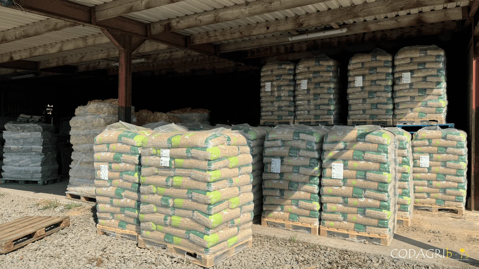 Palettes de pellets Total Energies en stock